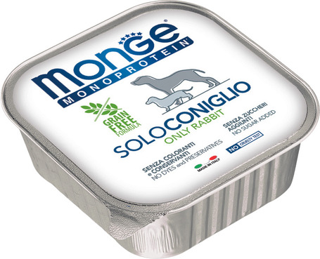 Monge Dog Grain Free Monoprotein Rabbit Paté