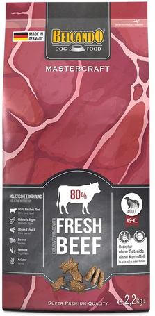 Belcando Mastercraft Fresh Beef | 80% friss marhahúsból készült szuperprémium német kutyatáp
