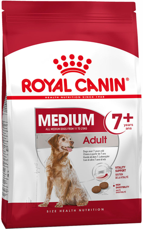 Royal Canin Medium Adult 7+ | Közepes testű idősödő kutya száraz táp