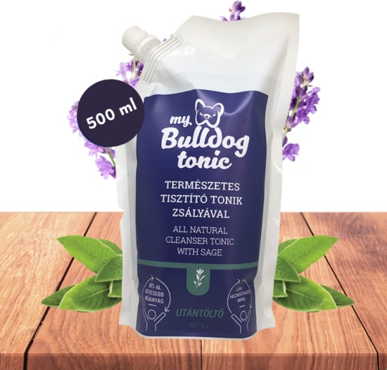 My Bulldog Tonic - Tonic cu plante medicinale pentru curățarea ridurilor, urechilor și a ochilor