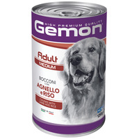 Gemon Dog Medium Adult Chunks with Lamb & Rice konzerv
