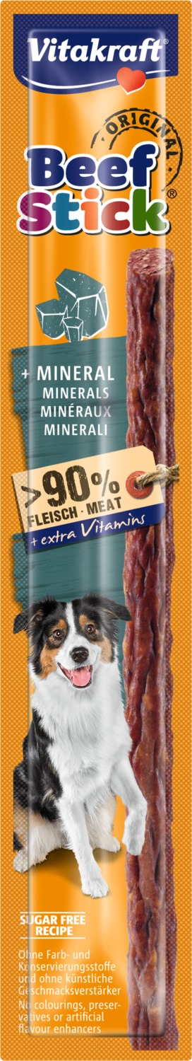 Vitakraft Beef Stick Mineral batoane de carne cu minerale pentru câini