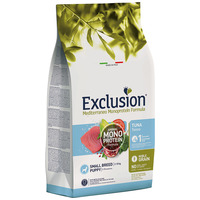 Exclusion Dog Mediterraneo Monoprotein Tuna Puppy Small Breed