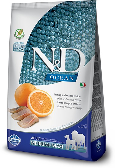 N&D Dog Ocean Adult Medium/Maxi Fish & Orange