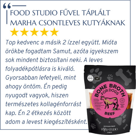 Food Studio fűvel táplált marha csontleves