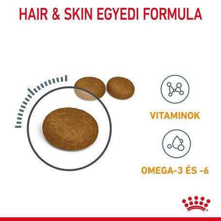Royal Canin Hair & Skin Care - Száraz táp felnőtt macskák részére a szebb szőrzetért és az egészséges bőrért
