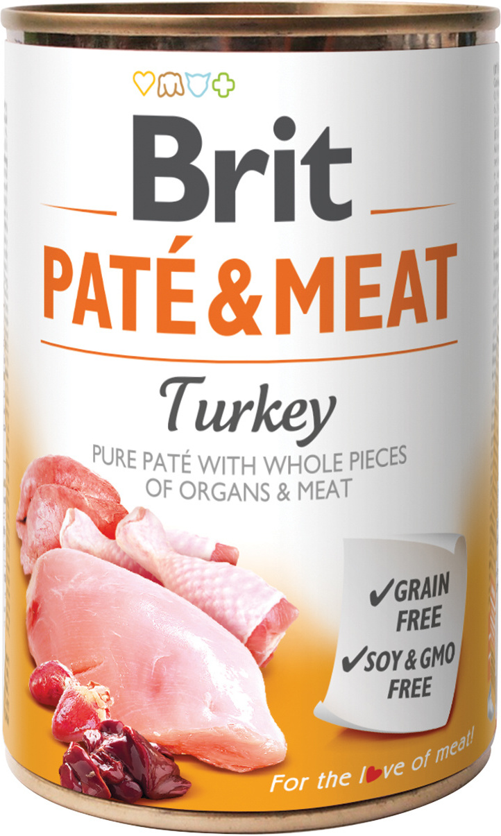 Conservă Brit Care Pate & Meat Turkey
