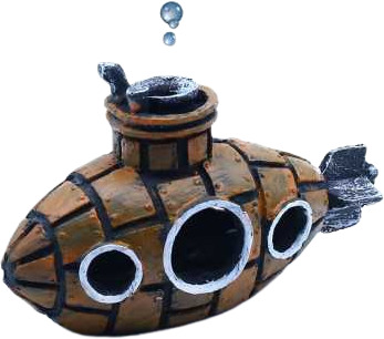 Decor submarin cu pulverizare de aer pentru acvariu