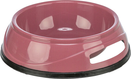 Trixie műanyag kutyatál csúszásbiztos gumi aljjal, vegyes színekben