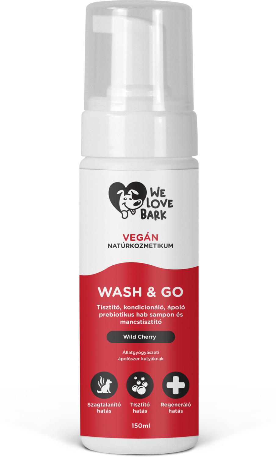 We Love Bark Wash&Go | Spumă prebiotică de curățare și condiționare a părului