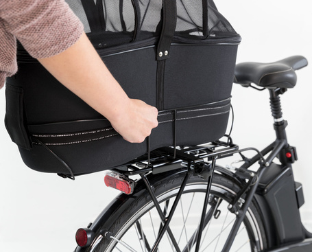 Trixie hátsó hosszú biciklikosár széles tartóra kutyáknak