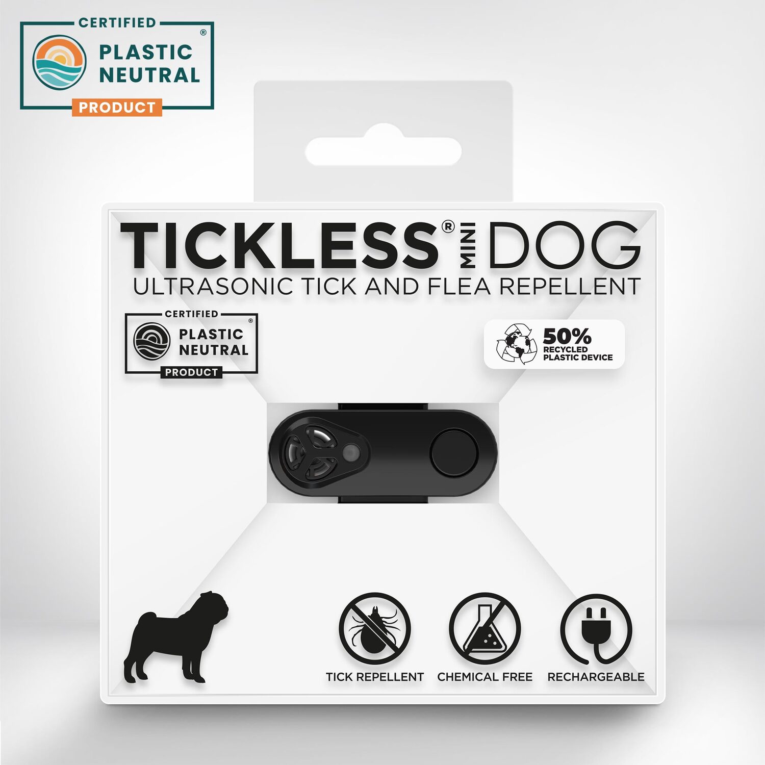 Tickless Mini Dog USB repelent cu ultrasunete pentru căpușe și purici pentru câini - zoom