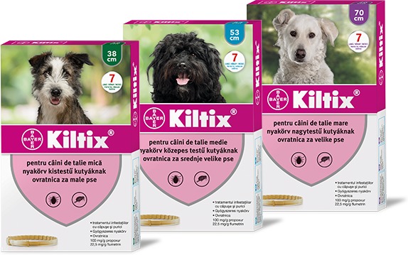 Kiltix zgardă antiparazitară pentru câini