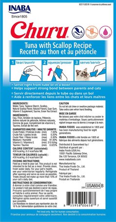 Inaba Cat Churu püré macskáknak változatos ízekben