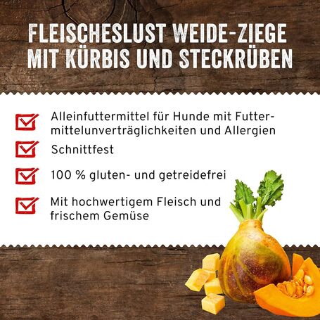 Meatlove párolt húsrolád - Kecske báránnyal, sütőtökkel