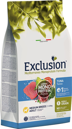 Exclusion Dog Mediterraneo Monoprotein Tuna Adult Medium