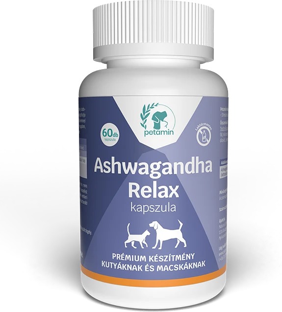 Petamin Ashwagandha Relax capsule pentru câini și pisici