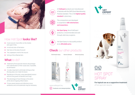 Vet Expert Hot Spot bőrápoló spray