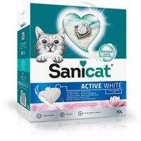 Sanicat Active White nisip alb aglomerant pentru pisici
