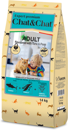 Chat & Chat Adult Tuna & Peas | Tonhalas és borsós macskatáp Olaszországból
