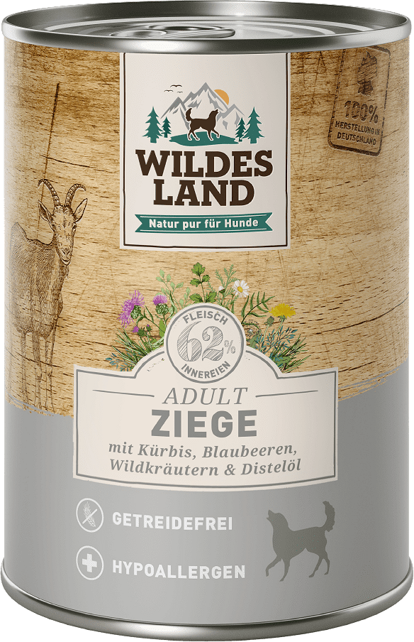 Wildes Land Classic Adult kecskehúsos kutyakonzerv