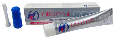 Orozyme gel de igienă orală și periuță de dinți (degetar) - zoom