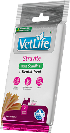 Vet Life Struvite with Spirulina + Dental Treat