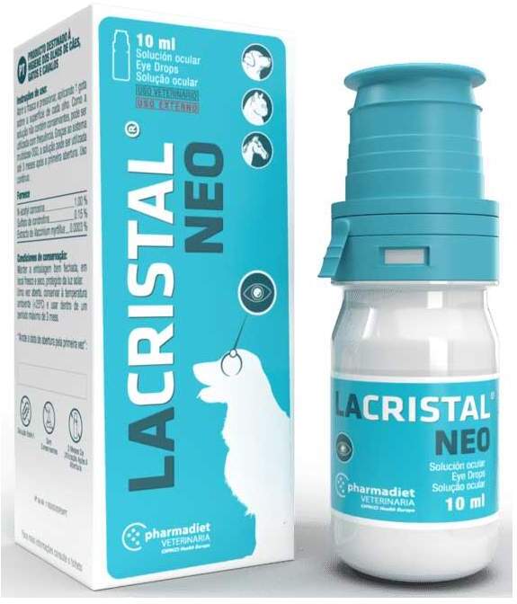 Lacristal Neo - Picături oftalmice pentru câini și pisici (10 ml)