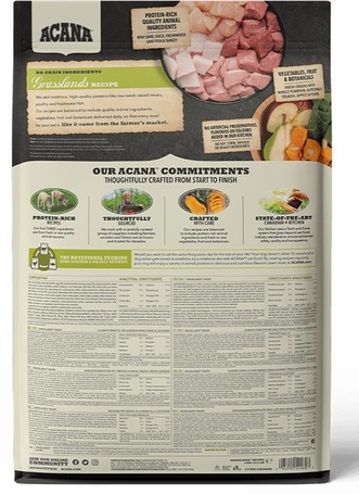Acana Grasslands Dog gabonamentes kutyatáp