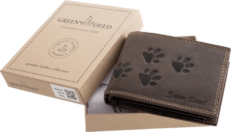 GreenDeed kutyás bőr pénztárca