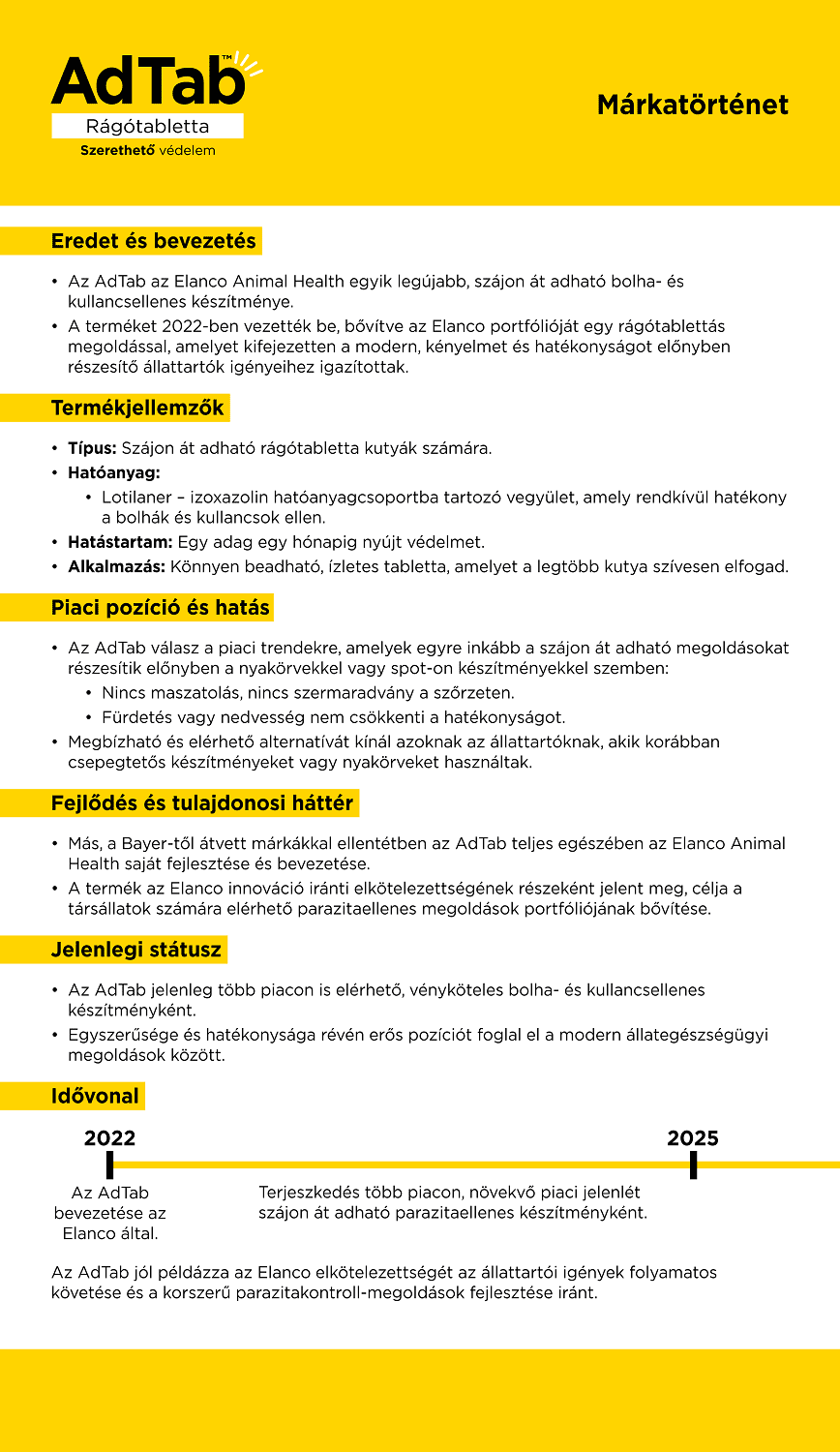 AdTab kullancs és bolha elleni rágótabletta kutyáknak