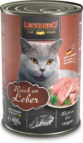 Leonardo májban gazdag konzerves macskaeledel