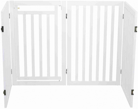 Trixie 4 részes nyitható fa kutyarács, elkerítő