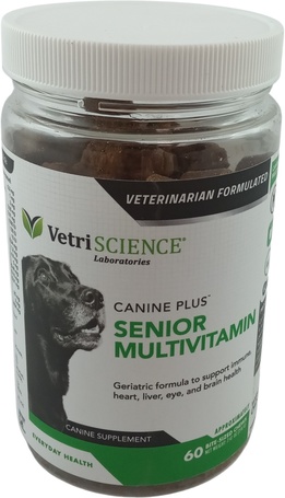 VetriScience Canine Plus Senior Multivitamin rágótabletta kutyáknak