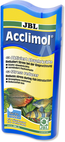 JBL Acclimol stresszcsökkentő halaknak, segíti a védekezést, beszoktatást