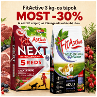 FitActive kutyatápok 30% kedvezménnyel – Next vagy Pure?