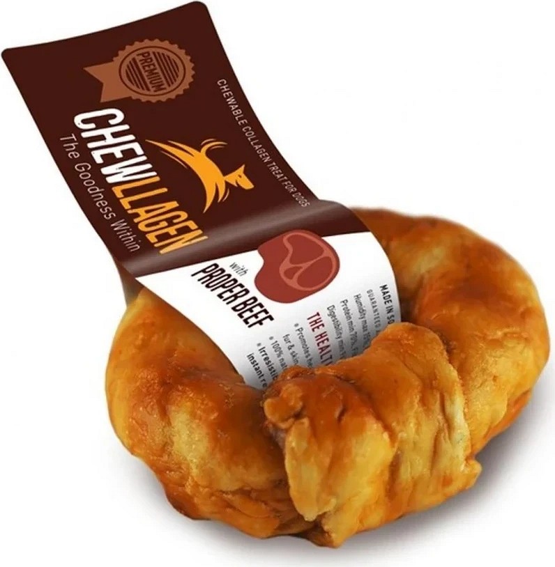Chewllagen Donut recompensă masticabilă pentru câini - zoom
