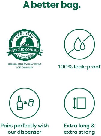 Earth Rated újrahasznosított anyagból készült kakizacskó