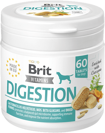 Brit Vitamins Digestion kutyáknak (60 tabletta) 120 g