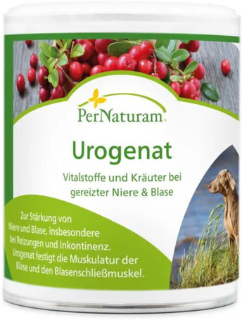 Pernaturam Urogenat gyógynövénykeverék kutyáknak - Vese, hólyag működésének támogatására, inkontinenciára, felfázás esetén