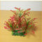 Akváriumi műnövény vöröses árnyalatú hullámos levelekkel