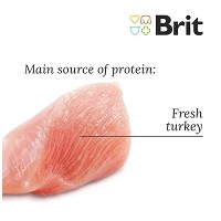 Brit Fresh Turkey with Pea Adult Fit & Slim | Diétás eledel friss pulykahússal és borsóval #2