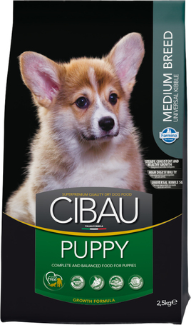 Cibau Puppy Medium száraztáp közepes testméretű kutyák számára