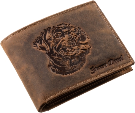 GreenDeed kutyás bőr pénztárca