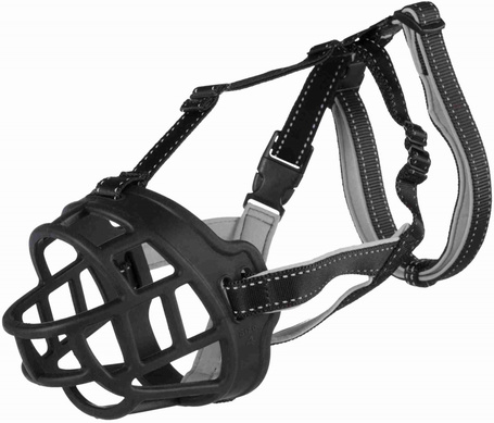 Trixie Muzzle Flex szilikon szájkosár neoprénnel bélelt szíjjal