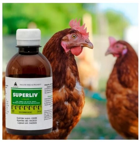 Superliv májvédő gyógynövényes itatófolyadék baromfiknak