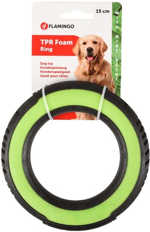 Flamingo könnyített TPR gumi karika kutyajáték - illatos