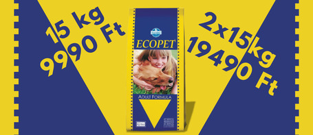 🟩⬜🟥 Ecopet Natural Adult, olasz kutyatáp baráti áron (-40%)