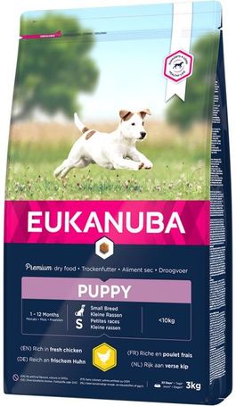 Eukanuba Puppy Small | Kutyaeledel kistestű kölyökkutyák részére | Szuperprémium száraztáp
