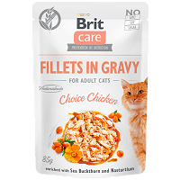 Brit Care Cat file de pui în sos 85 g